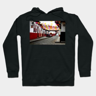 Rue pavée de Patzcuaro, Mexique Hoodie